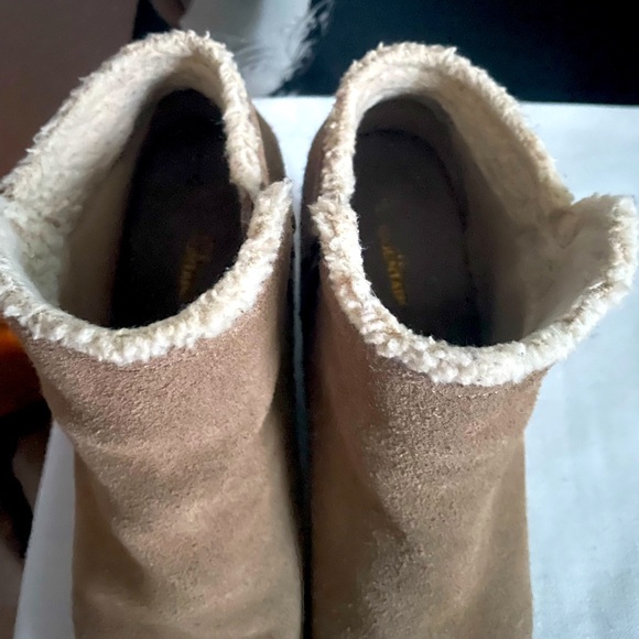 Nubuck Wedge Booties - Picture 5 of 10